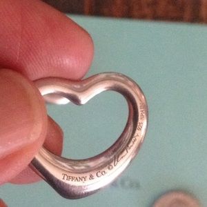 Authentic Tiffany sterling heart